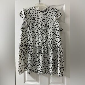 Unbranded Ruffle Sleeve Top